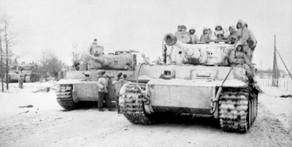 Немецкие танки «Тигр». Январь 1944 г.
